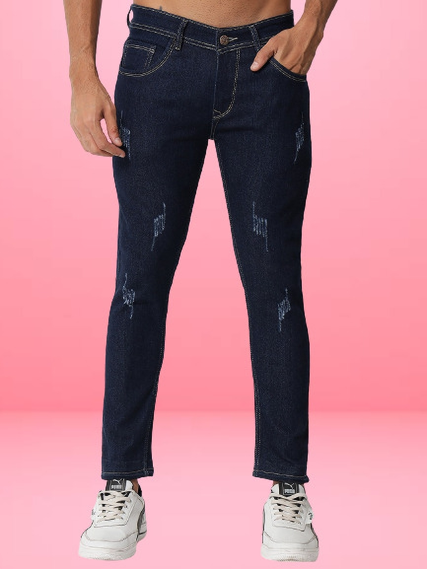 Podge Slim Fit Blue Jeans For Men