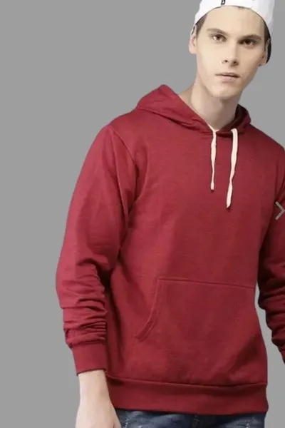 Darkred Casual Sweatshirt for men