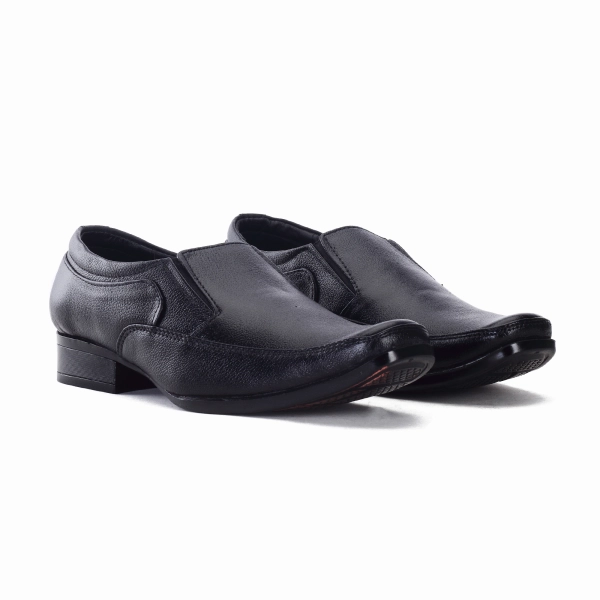 Black Leather Formal Shoes for Men