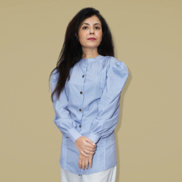 Women Baarish Pleated Shirt