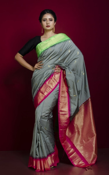 Blended Gadwal Silk Saree