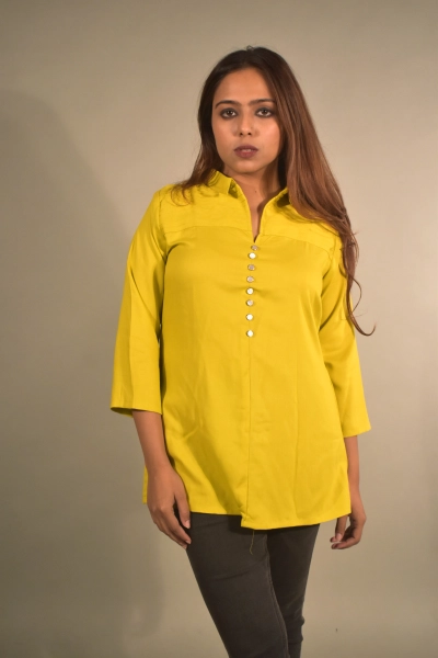 Women’s Comfortable Solid Color Fancy Shirt