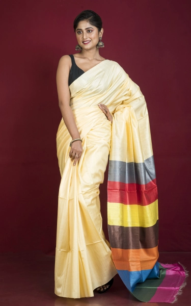 Pure Handloom Bhagalpuri Silk Saree