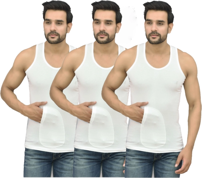 Pack Of Five Cotton Vest For Men