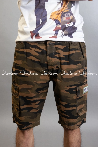 Men's Camouflage Military Cargo Shorts