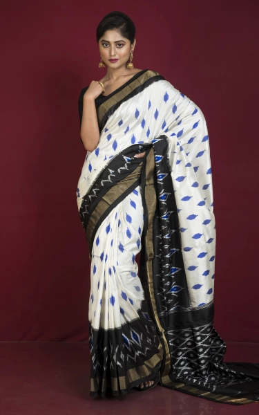 Ikkat Pochampally Silk Saree