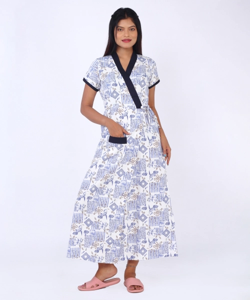 Exclusive Premium Printed Housecoat For Women