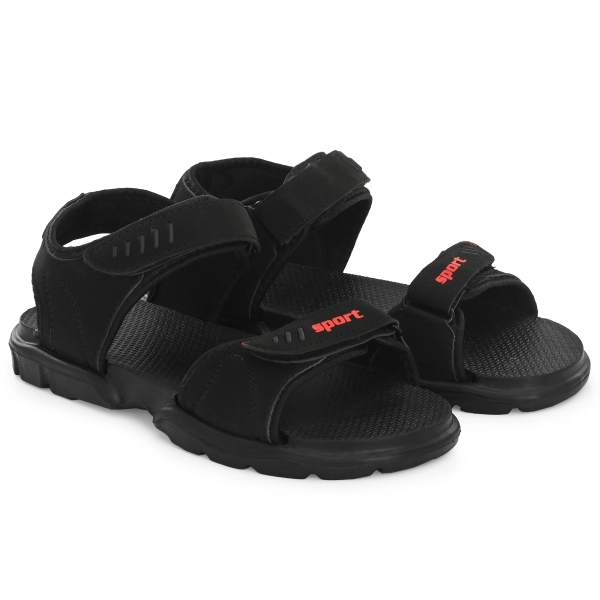 Men's Casual Black Color Sandals Lightweight Design