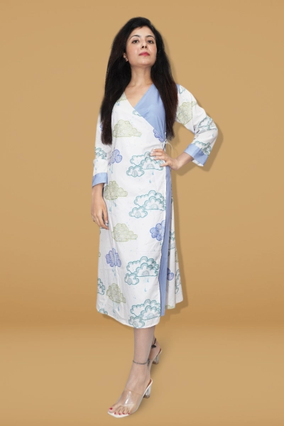 Baarish Wrap Dress