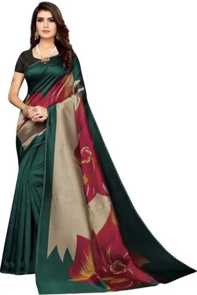 SVB Saree Green  Mysore Silk Kalamkari Saree