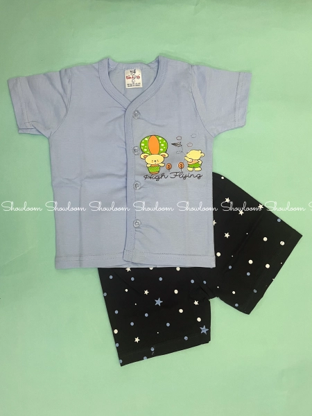 Kids Pure Cotton Printed T-shirt and Short Pant