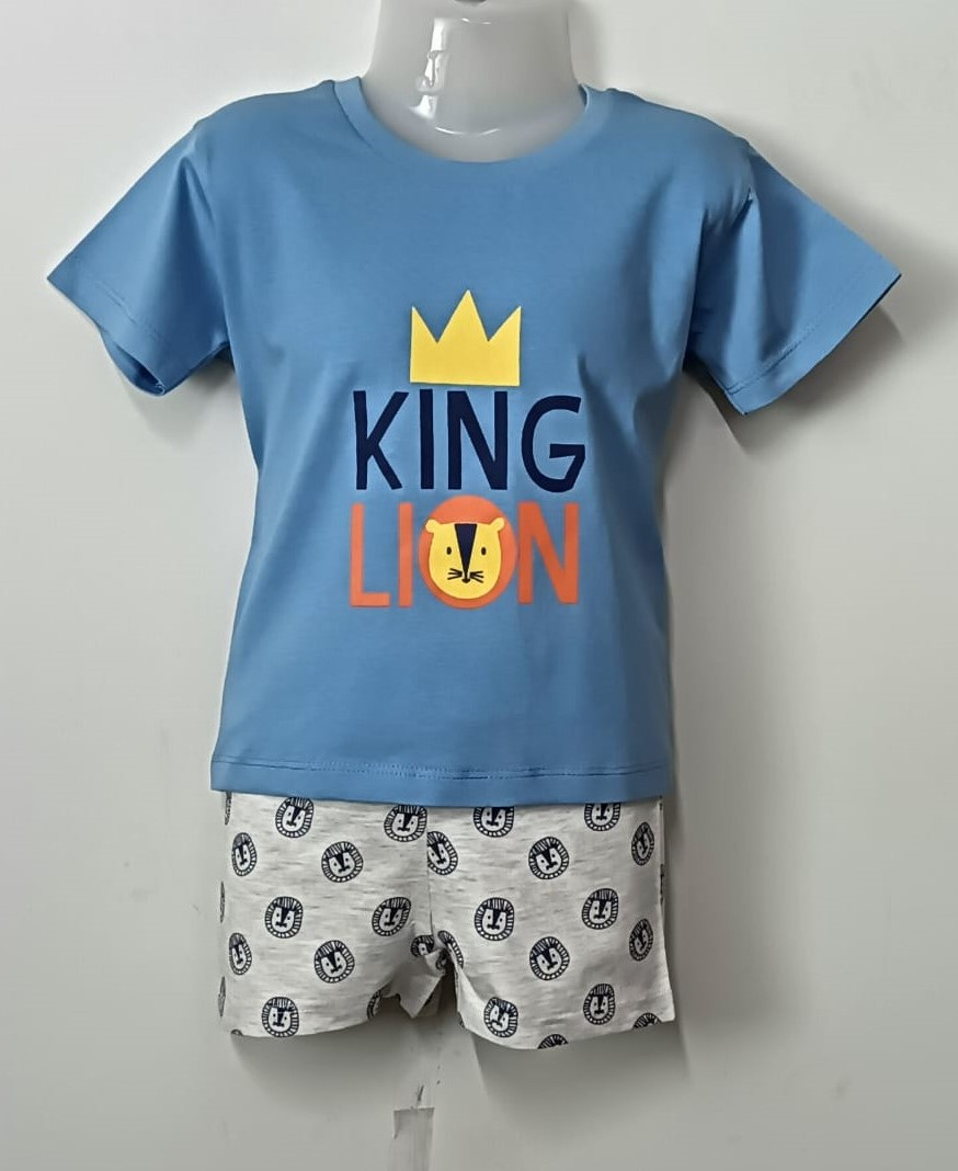 Baby Boys Graphic Printed Pure Cotton T-shirt Short Pant