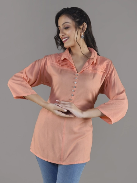 Women’s Comfortable Solid Color Fancy Shirt