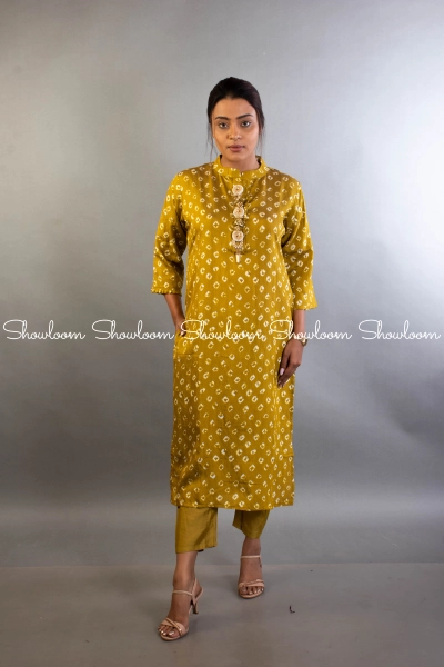 Women’s Muslin Printed Kurti And Pant Set