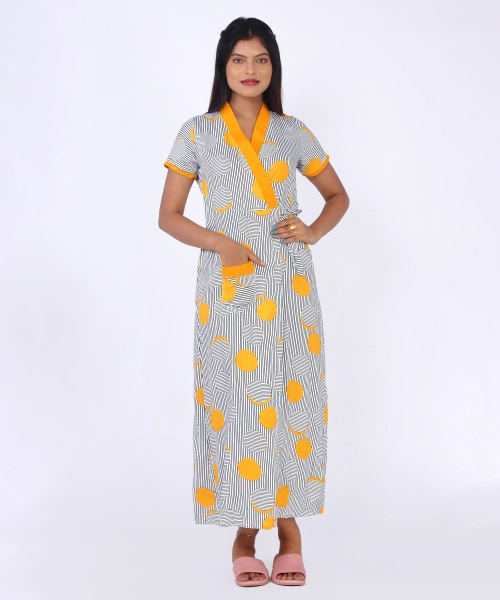 Exclusive Premium Printed Housecoat For Women