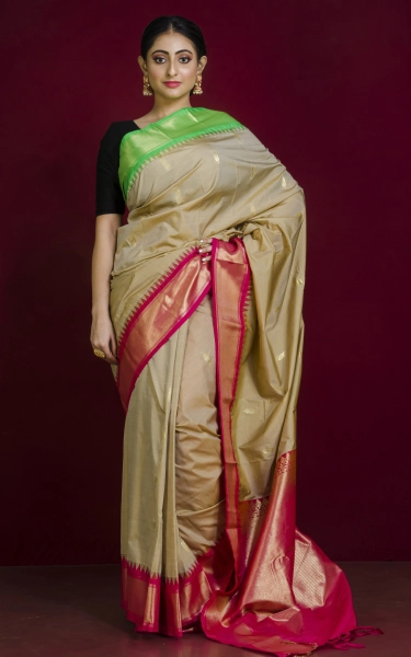 Blended Gadwal Silk Saree