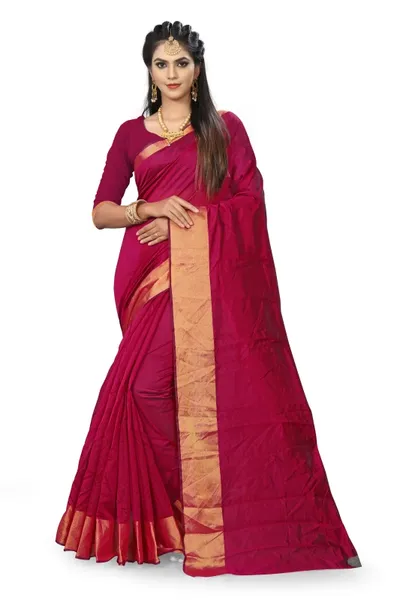 Pink Colour Art Silk Printed  Saree