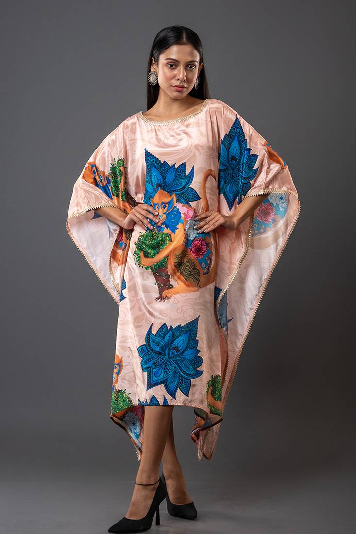 Women Veera Printed Kaftan Dress