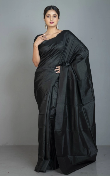 Soft Woven Bishnupuri Katan Silk Saree