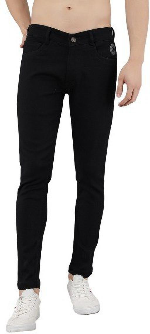 Slim Fit Black Jeans For Men