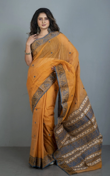 Bengal Handloom Cotton Baluchari Saree