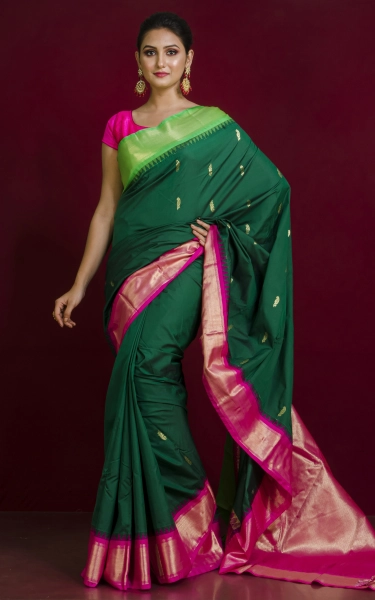 Blended Gadwal Silk Saree