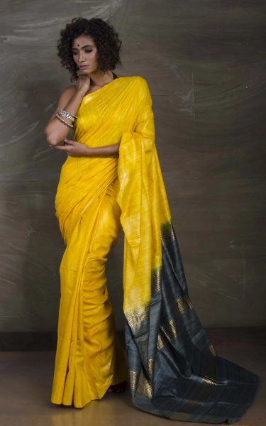 Pure Handloom Gicha Tussar Saree