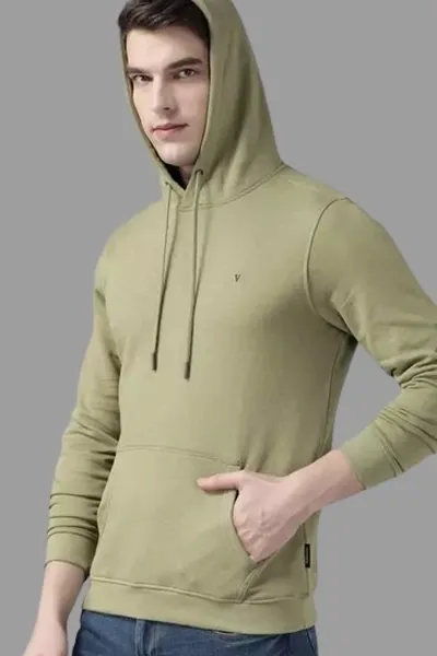 Light SeaGreen Casual Sweatshirt For Men