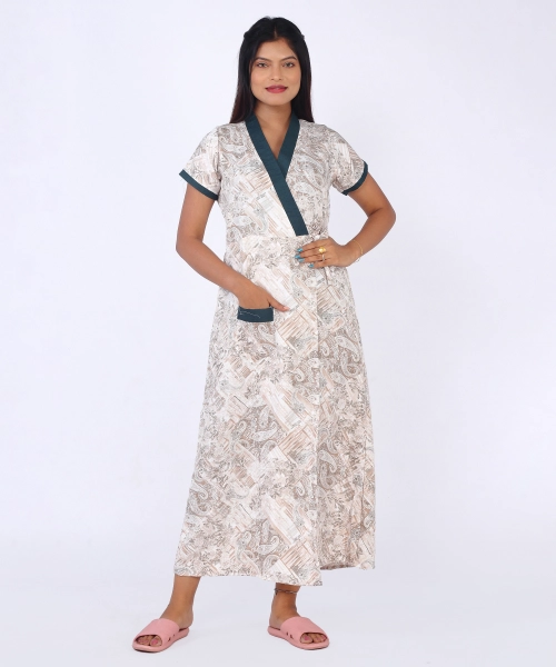 Exclusive Premium Printed Housecoat For Women