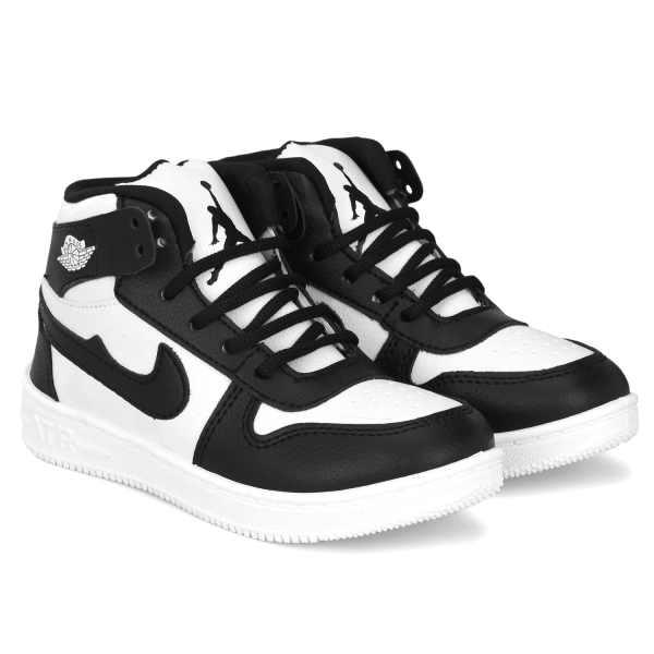 Men's Casual White & Black Color Shoe's Lightweight Design