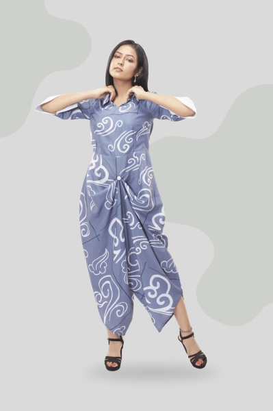 Women's Aandhi Draped Jumpsuit