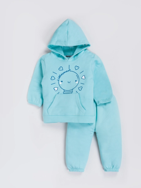 Unisex Kids Pullover Hoodie and Bottoms Set