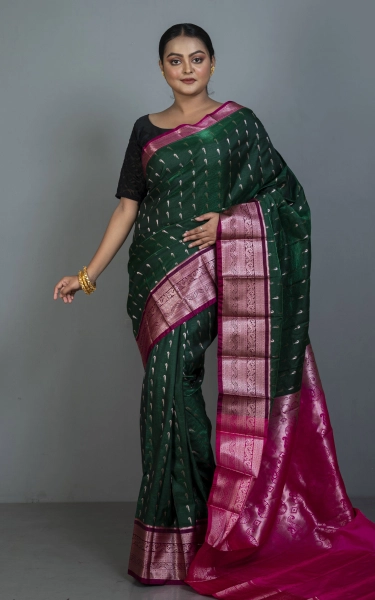 Traditional Blended Silk Paithani Sari