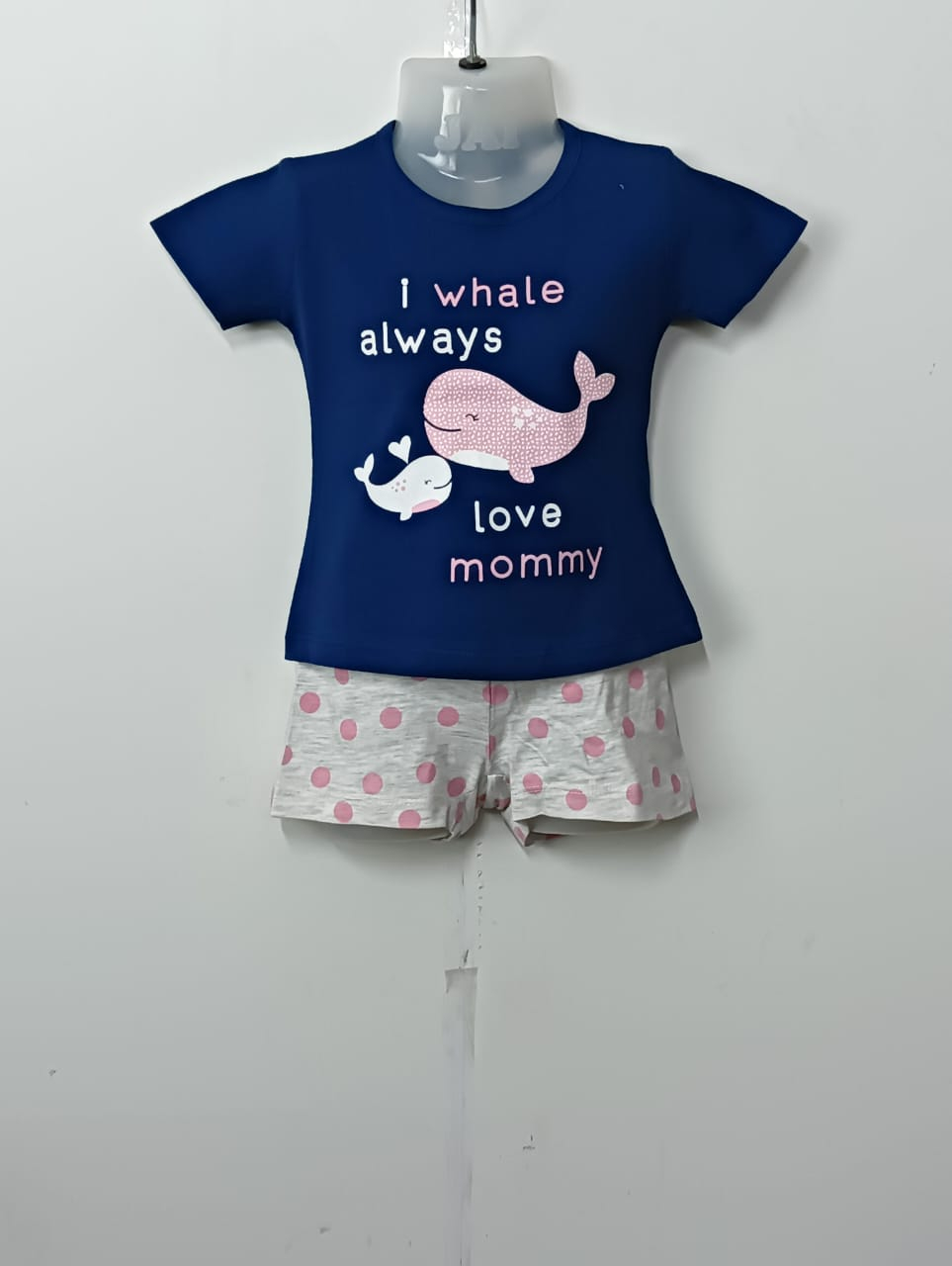 Baby Girl Graphic Printed Pure Cotton T-shirt Short Pant