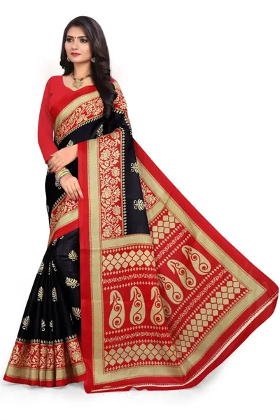 SVB Saree  Black  Khadi Silk Saree With Blouse Piece