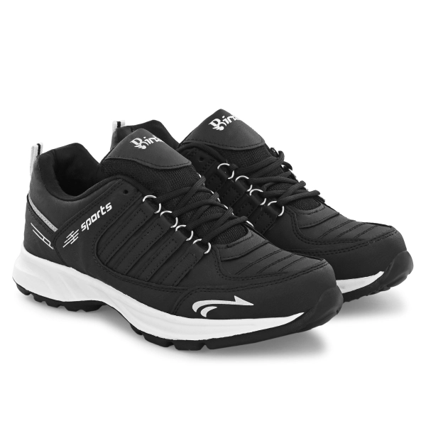 Men's Casual Black Color Shoe's Lightweight Design