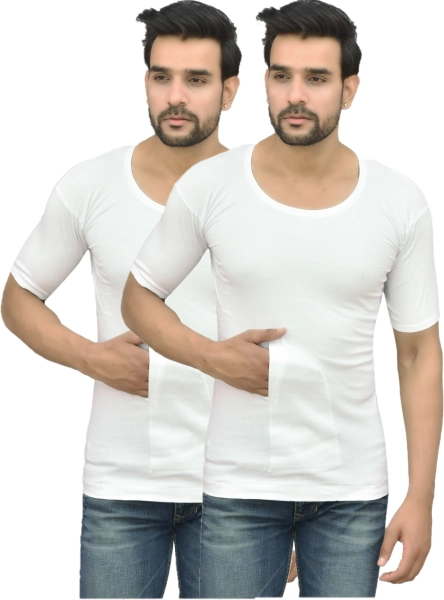 Pack Of Two Cotton Vest For Men