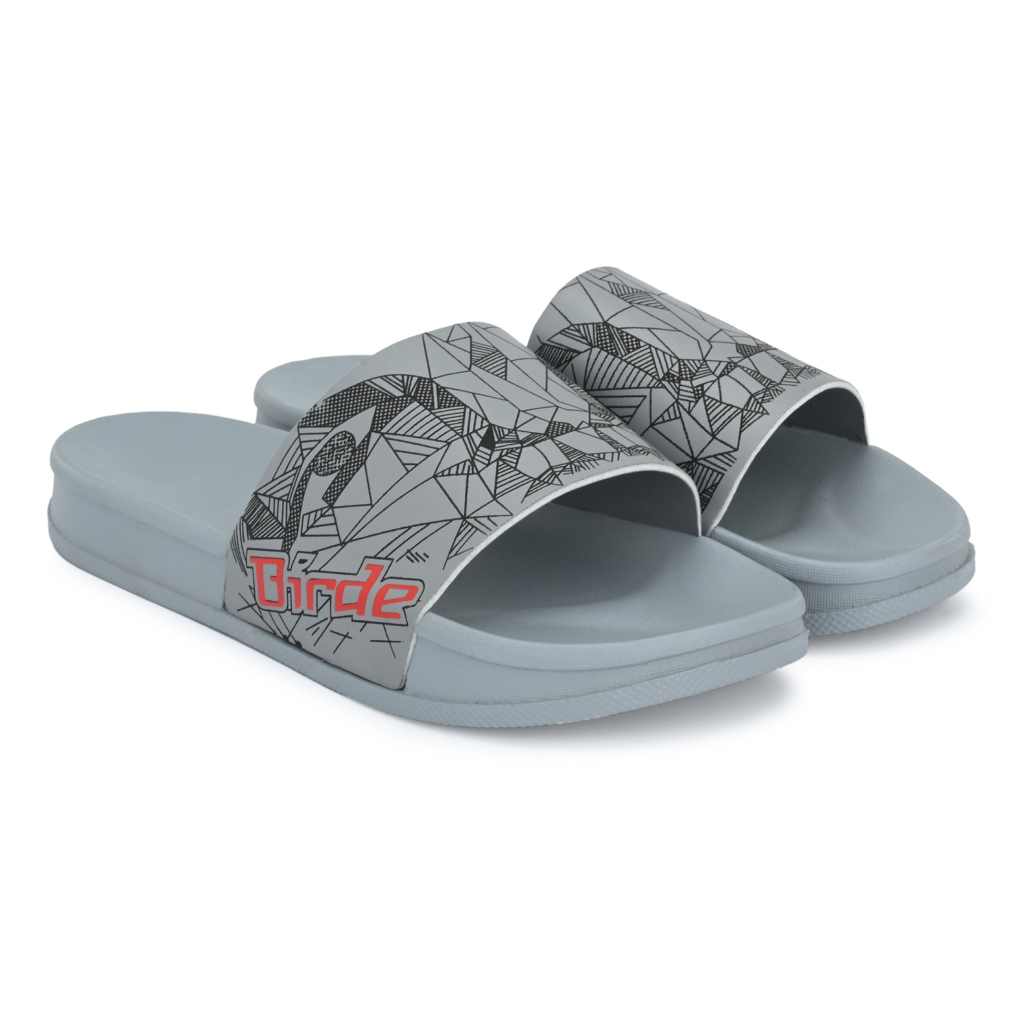 Men's Casual Grey Color Sandals Lightweight Design