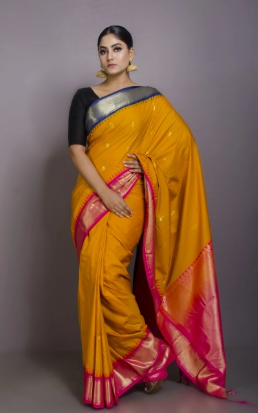 Blended Gadwal Silk Saree