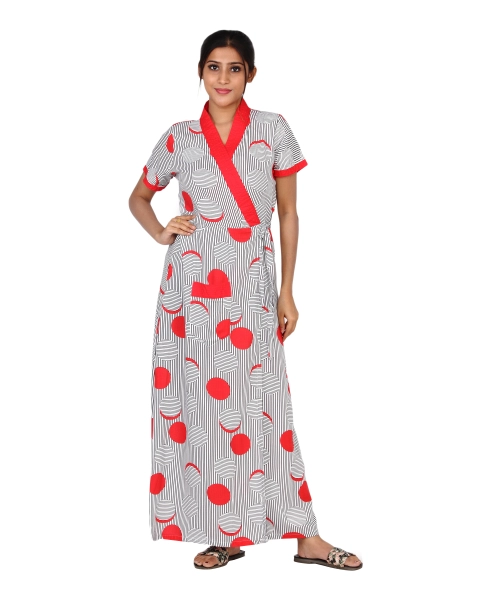 Exclusive Premium Printed Housecoat For Women