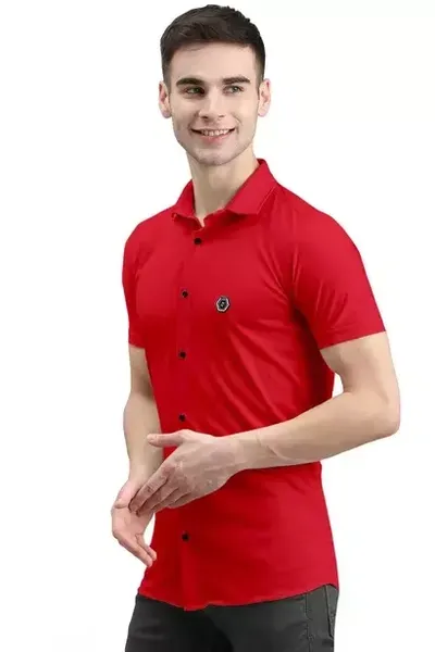 Stylish Short Sleeves Men's Shirt