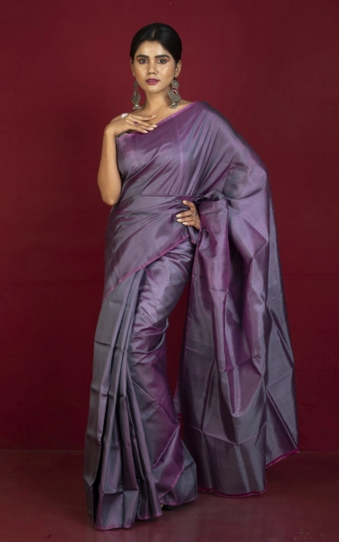 Soft Woven Bishnupuri Katan Silk Saree