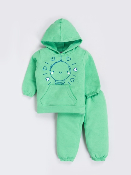 Unisex Kids Pullover Hoodie and Bottoms Set