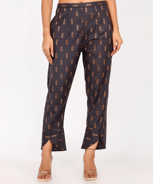 Women Straight Fancy Printed Trouser