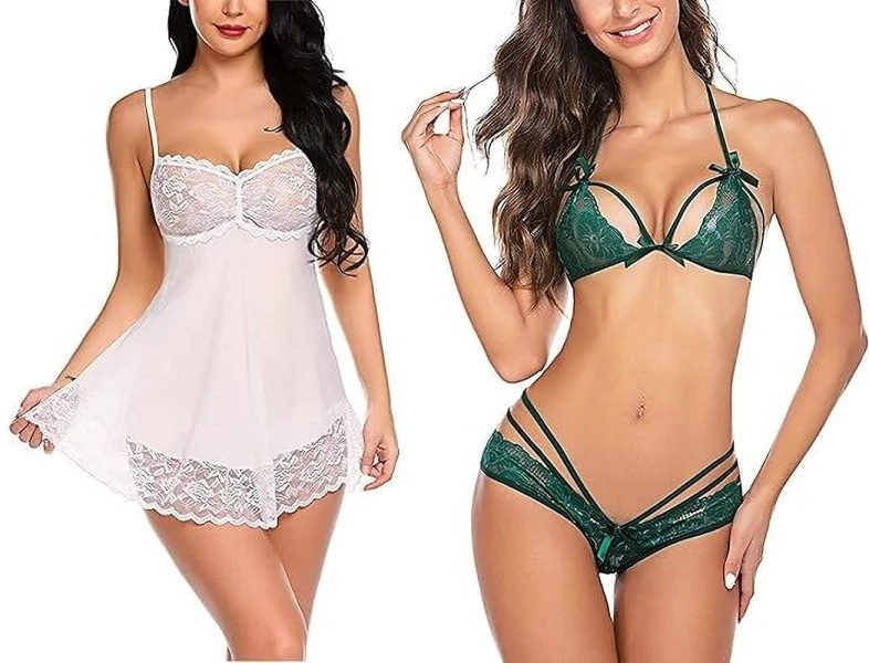 Fashion Bones Lingerie Combo Set