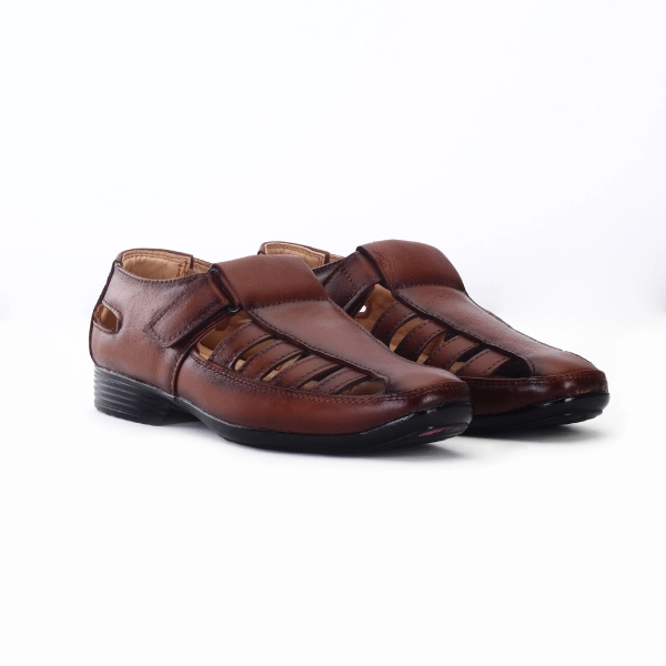 Brown Leather Formal Shoes for Men