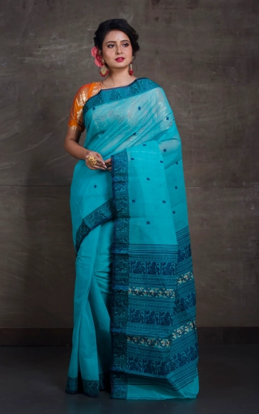 Bengal Handloom Cotton Baluchari Saree