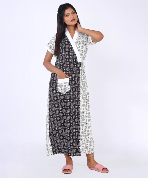 Exclusive Premium Printed Housecoat For Women