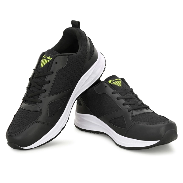 Men's Black Color Running-Walking and Gym Shoes with Eva Sole