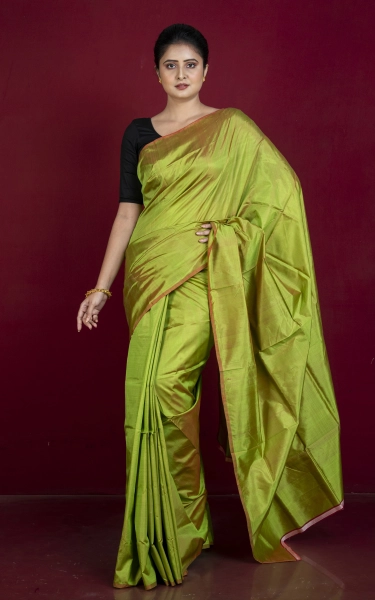 Soft Bishnupuri Katan Silk Saree